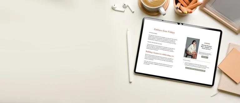 embrace ease newsletter