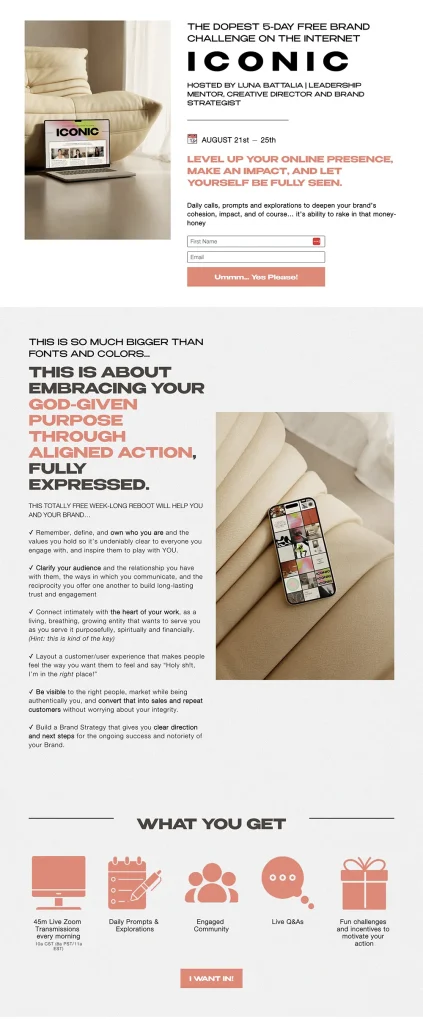 iconic - leadpages